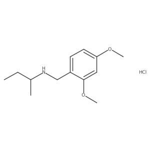 (Butan-2-yl)[(2,4-dimethoxyphenyl)methyl]amine hydrochloride结构式