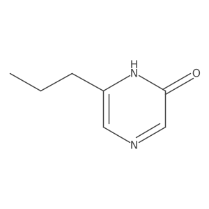 6-Propylpyrazin-2(1H)-one结构式