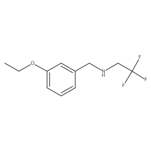 n-(3-Ethoxybenzyl)-2,2,2-trifluoroethan-1-amine结构式
