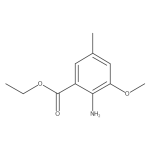 Ethyl 2-amino-3-methoxy-5-methylbenzoate Structure
