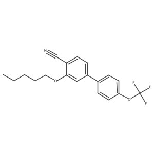 2-Pentoxy-4-[4-(trifluoromethoxy)phenyl]benzonitrile结构式