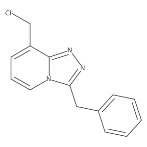 3-Benzyl-8-(chloromethyl)-[1,2,4]triazolo[4,3-a]pyridine结构式