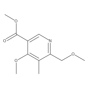 Methyl 4-methoxy-6-(methoxymethyl)-5-methylnicotinate Structure