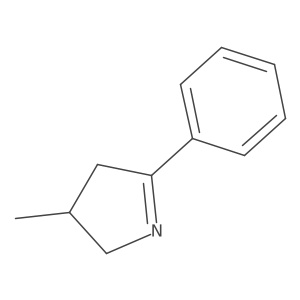 2-Phenyl-4-methyl-1-pyrroline结构式