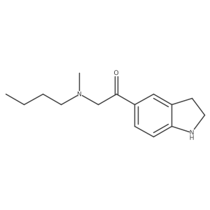 Ethanone,2-(butylmethylamino)-1-(2,3-dihydro-1h-indol-5-yl)- Structure
