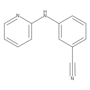 3-[(Pyridin-2-yl)amino]benzonitrile Structure