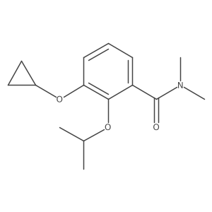 3-Cyclopropoxy-2-isopropoxy-N,N-dimethylbenzamide Structure