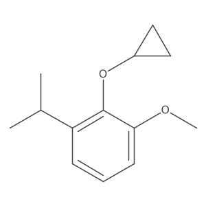 2-Cyclopropoxy-1-isopropyl-3-methoxybenzene Structure