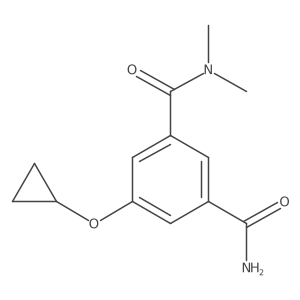 5-Cyclopropoxy-N1,N1-dimethylisophthalamide Structure