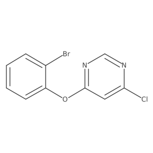 4-(2-Bromophenoxy)-6-chloropyrimidine结构式