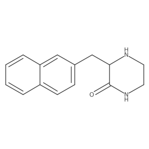 3-Naphthalen-2-ylmethyl-piperazin-2-one Structure