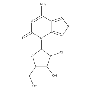 4-Amino-1-((2R,3R,4S,5R)-3,4-dihydroxy-5-(hydroxymethyl)tetrahydrofuran-2-yl)thieno[3,4-d]pyrimidin-2(1H)-one Structure