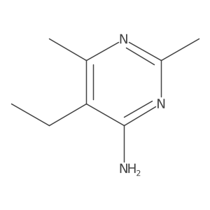 5-Ethyl-2,6-dimethylpyrimidin-4-amine结构式