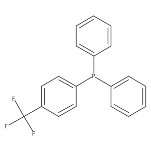 Diphenyl[4-(trifluoromethyl)phenyl]phosphine结构式