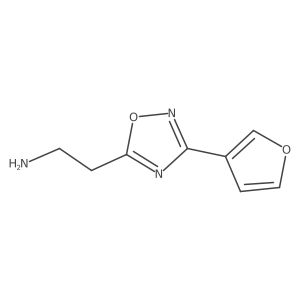 2-[3-(Furan-3-yl)-1,2,4-oxadiazol-5-yl]ethan-1-amine Structure