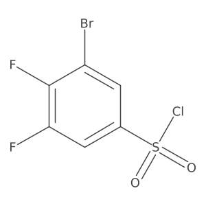 3-Bromo-4,5-difluorobenzenesulfonyl chloride结构式