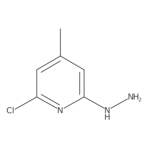 2-Chloro-6-hydrazinyl-4-methylpyridine Structure