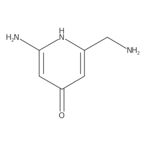 2-Amino-6-(aminomethyl)pyridin-4-OL Structure