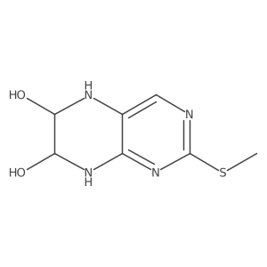 5,6,7,8-Tetrahydro-2-(methylthio)-6,7-pteridinediol Structure