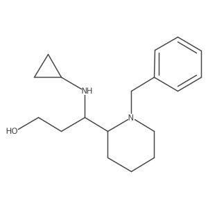 3-(1-Benzylpiperidin-2-yl)-3-(cyclopropylamino)propan-1-ol Structure