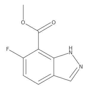 methyl 6-fluoro-1H-indazole-7-carboxylate Structure