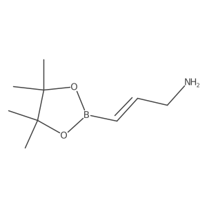(2E)-3-(tetramethyl-1,3,2-dioxaborolan-2-yl)prop-2-en-1-amine Structure