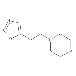 1-[2-(1,3-Oxazol-5-yl)ethyl]piperazine Structure