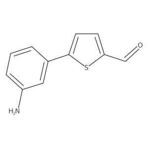 5-(3-Aminophenyl)thiophene-2-carbaldehyde Structure