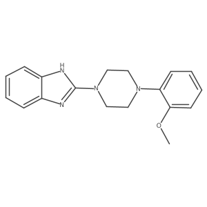 2-[4-(2-methoxyphenyl)piperazin-1-yl]-1H-1,3-benzodiazole结构式