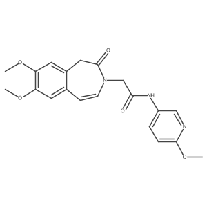 2-(7,8-dimethoxy-2-oxo-1,2-dihydro-3H-3-benzazepin-3-yl)-N-(6-methoxypyridin-3-yl)acetamide Structure