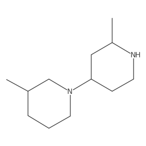 3-Methyl-1-(2-methylpiperidin-4-yl)piperidine Structure