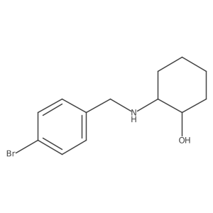 (1S,2S)-2-{[(4-bromophenyl)methyl]amino}cyclohexan-1-ol Structure