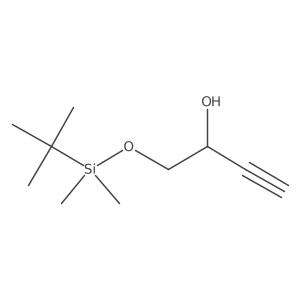 1-(Tert-butyldimethylsilyloxy)but-3-yn-2-ol结构式