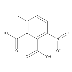 3-Fluoro-6-nitrophthalic acid Structure