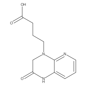 Pyrido[2,3-b]pyrazine-4(1H)-butanoic acid, 2,3-dihydro-2-oxo-结构式
