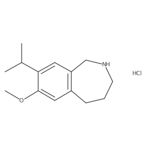 7-methoxy-8-(propan-2-yl)-2,3,4,5-tetrahydro-1H-2-benzazepine hydrochloride Structure