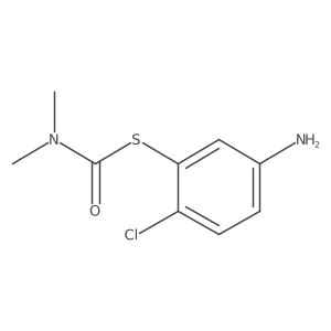 1-[(5-amino-2-chlorophenyl)sulfanyl]-N,N-dimethylformamide Structure