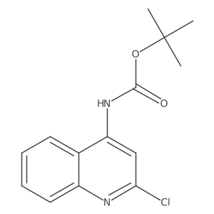 tert-Butyl (2-chloroquinolin-4-yl)carbamate Structure