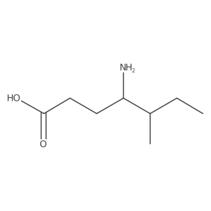 4-Amino-5-methylheptanoic acid结构式