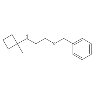 N-(2-(benzyloxy)ethyl)-1-methylcyclobutan-1-amine Structure