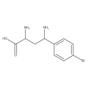 2,4-Diamino-4-(4-bromophenyl)butanoic acid结构式