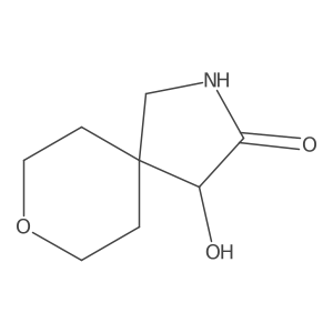 4-Hydroxy-8-oxa-2-azaspiro[4.5]decan-3-one Structure