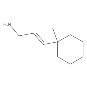 3-(1-Methylcyclohexyl)prop-2-en-1-amine Structure