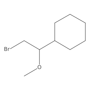 (2-Bromo-1-methoxyethyl)cyclohexane结构式