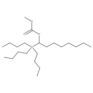 Methyl 1-(tributylsilyl)octyl carbonate Structure