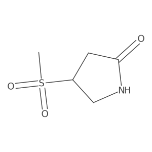 (S)-4-(methylsulfonyl)pyrrolidin-2-one结构式