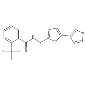 N-([2,3'-bifuran]-5-ylmethyl)-2-(trifluoromethyl)benzamide结构式