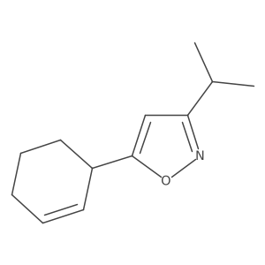 5-(Cyclohex-2-en-1-yl)-3-(propan-2-yl)-1,2-oxazole Structure