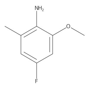 4-Fluoro-2-methoxy-6-methylaniline Structure
