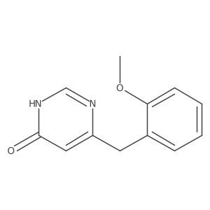 6-(2-Methoxybenzyl)pyrimidin-4-ol结构式